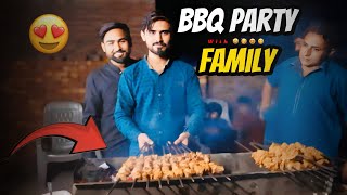 BBQ Party With Family  Late Night BBQ Party  BBQ Party Vlog  Arslan Ali Vlogs [upl. by Bradwell298]