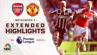 Arsenal v Manchester United  PREMIER LEAGUE HIGHLIGHTS  932023  NBC Sports [upl. by Qiratla814]