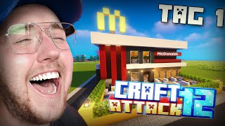 Der ERSTE Tag CRAFT ATTACK 12  UNCUT [upl. by Akemahc]