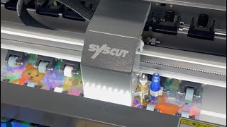 Syscut LC350 Pro amp LC350 Pro Max Cutting Plotter Label Vinyl Cutter [upl. by Kcirdlek]