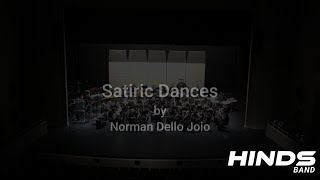 Satiric Dances by Norman Dello Joio Hinds Wind Ensemble [upl. by Adnuhsed25]