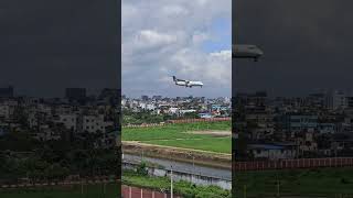 Novoair Aircraft ATR 72500 landing view at Hazrat shahjalal international Airport [upl. by Bertine]