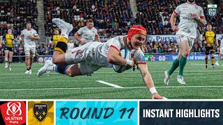 Ulster v Dragons RFC  Instant Highlights  Round 11  United Rugby Championship 202324 [upl. by Aniv]