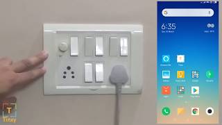 Tinxy Four Channel Smart Switch ACGEYSER SMART SWITCH Demo Video [upl. by Noffets]