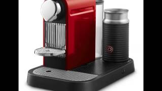 Nespresso C121 US RE NE1 Citiz Espresso Maker with Aeroccino Milk Frother Red [upl. by Roby]