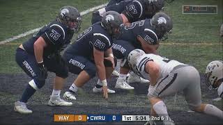 CWRU Football vs Waynesburg [upl. by Fausta]