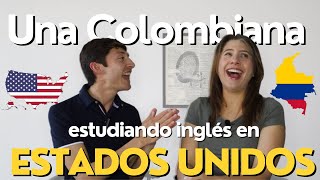 Colombiana estudiando ingles en Estados Unidos  VISA de ESTUDIANTE [upl. by Yrallih]