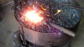 COAL FORGE WITH TWO STAGE BELLOW DEMO [upl. by Silin]