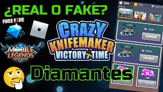 Crazy Knifemaker Victory Time ¿PAGA Aplicación para ganar diamantes [upl. by Long812]