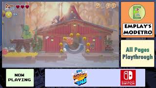 New Super Luckys Tale  All Pages Playthrough  100  Veggie Village  3  Ripe Rollers [upl. by Mehalick]