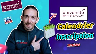 Calendrier inscription Paris Saclay 💯✅ [upl. by Aphra]