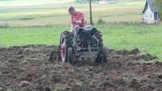 Discing with a 1947 Gibson D tractor [upl. by Ramoj]