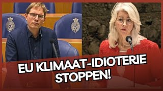 Van Houwelingen FVD confronteert Mona Keijzer met de EUwurggreep [upl. by Ressan24]