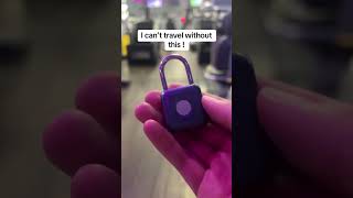 I can’t travel anywhere without this fingerprint lock safetylock padlock keylesslock [upl. by Hameean]