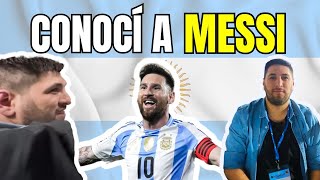 ¡CONOCI A MESSI EN EL MONUMENTAL Mi experiencia como periodista en Argentina 60 Bolivia [upl. by Legnaesoj]