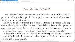 29 Napoleon Hill Piense y Hágase Rico [upl. by Notyad]