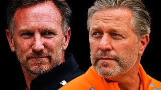 CHRISTIAN HORNER DESTROYS ZAK BROWN F1 News [upl. by Eiznil]