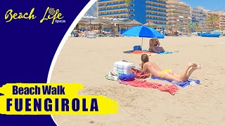 Beach walk Fuengirola  Playa Los Boliches  Málaga  Costa del Sol [upl. by Nnad478]