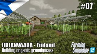 Building organic greenhouses  07 URJANVAARA  Finland  FS22  PlayStation 5 [upl. by Ulani]