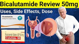 Bicalutamide 50 mg prostate cancer in hindi  Bicalutamide tablets 50 mg  Uses Side Effects Dose [upl. by Mandie479]