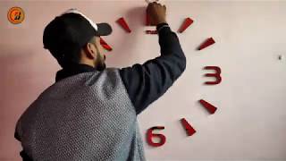 How To install DIY Clock CREATIVITY BRAIN [upl. by Eicnahc]