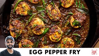 Egg Pepper Fry Recipe  Egg Pepper Masala  काली मिर्च मसाला अंडा फ्राई  Chef Sanjyot Keer [upl. by Somerset]