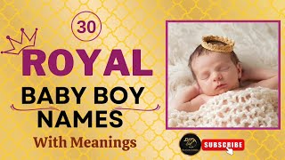 Indian Royal Baby Names For Boys With Meanings babynames royalnamesforboys royalbabynames [upl. by Abel560]