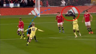 Smith Rowe conroversi goal vs manchester united [upl. by Anitsirhc]