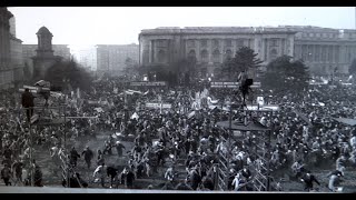 Imagini in premiera Ultimul discurs al lui Ceausescu Ultimul miting Ceausescu 21 decembrie 1989 [upl. by Nowahs]