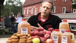 Yates Cider Mill  Making Apple Cider amp Donuts [upl. by Ymij909]