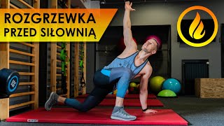 Rozgrzewka przed siłownią 6 min  ćwiczenia przygotowujące do treningu siłowego [upl. by Medina441]