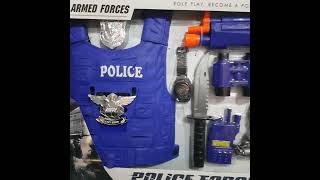 Set Police Tools Toys  Mainan Perlengkapan Polisi [upl. by Otreblon]