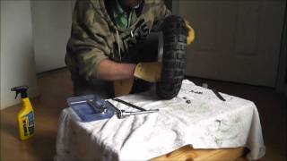 How to Change a Honda Z50 Tire [upl. by Gerard]