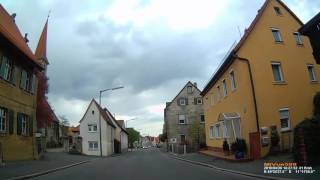 D Eschenau Markt Eckental Landkreis ErlangenHöchstadt Ortsdurchfahrt April 2016 [upl. by Kelci]