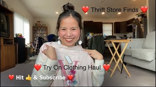 THRIFT STORE FINDS TRY ON CLOTHING HAUL ADIDAS VICTORIAS SECRET CALVIN KLEIN NIKE amp MORE [upl. by Leelaj]