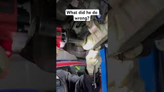 What did this mechanic do wrong cars mechaniclife mechanic youtubeshorts viralvideos [upl. by Kall]