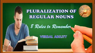 PLURALIZATION OF REGULAR NOUNS 8 RULES TO REMEMBER [upl. by Desireah]