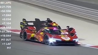 Hectic Ferrari teammates fight and hilarious team radio  8H of Bahrain 2023 [upl. by Anayhd]