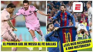 GOLAZO DE MESSI hace recordar a su gol vs Real Madrid en el Clásico del 2017  Leagues Cup [upl. by Cindy]