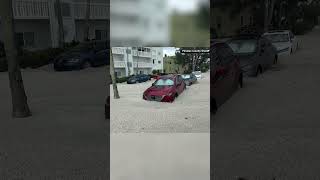 Hurricane Helene leaves cars stranded in sand major damage to homes [upl. by Blondell534]