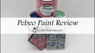 Polymer Clay Review Pebeo Paint Review [upl. by Baptlsta]