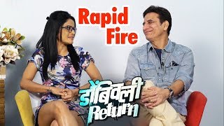 Dombivli Return  Sandeep Kulkarni amp Siya Patil  Rapid Fire  22nd February 2019 [upl. by Joella313]