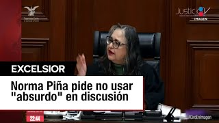 ¡Piña vs Batres Ministras de la SCJN tienen choque acalorado por Reforma Judicial [upl. by Grochow]