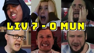 BEST COMPILATION  LIVERPOOL VS MAN UNITED 70  PART 1  LIVE WATCHALONG REACTIONS  FANS CHANNEL [upl. by Remoh]