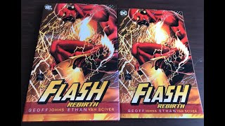 Oversized Hardcover vs Trade Paperback Flash Rebirth ComicGraphic Novel Edition Comparison [upl. by Anah290]