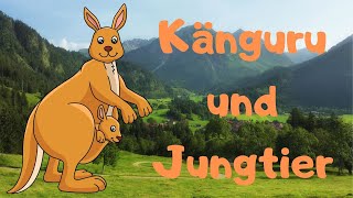 Gutenachtgeschichten für Kinder  Känguru und Jungtier  Kindermärchen anhören [upl. by Olivie]