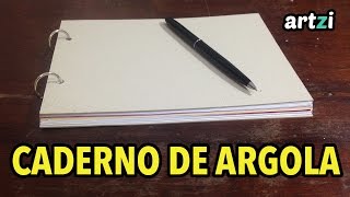 Caderno Argolado DIY [upl. by Ettesus]