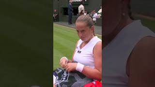 She wants WHO to leave 🤷‍♀️😂 Wimbledon Shorts Tennis [upl. by Htaeh]