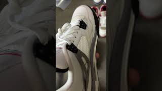 How to Unyellow and Reglue Jordan Retro 4 Wings shoecleaning shoerepair [upl. by Velleman]