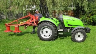 Tuber 40 Lombardini Motors z kosiarką rotacyjną 14 m [upl. by Twum346]